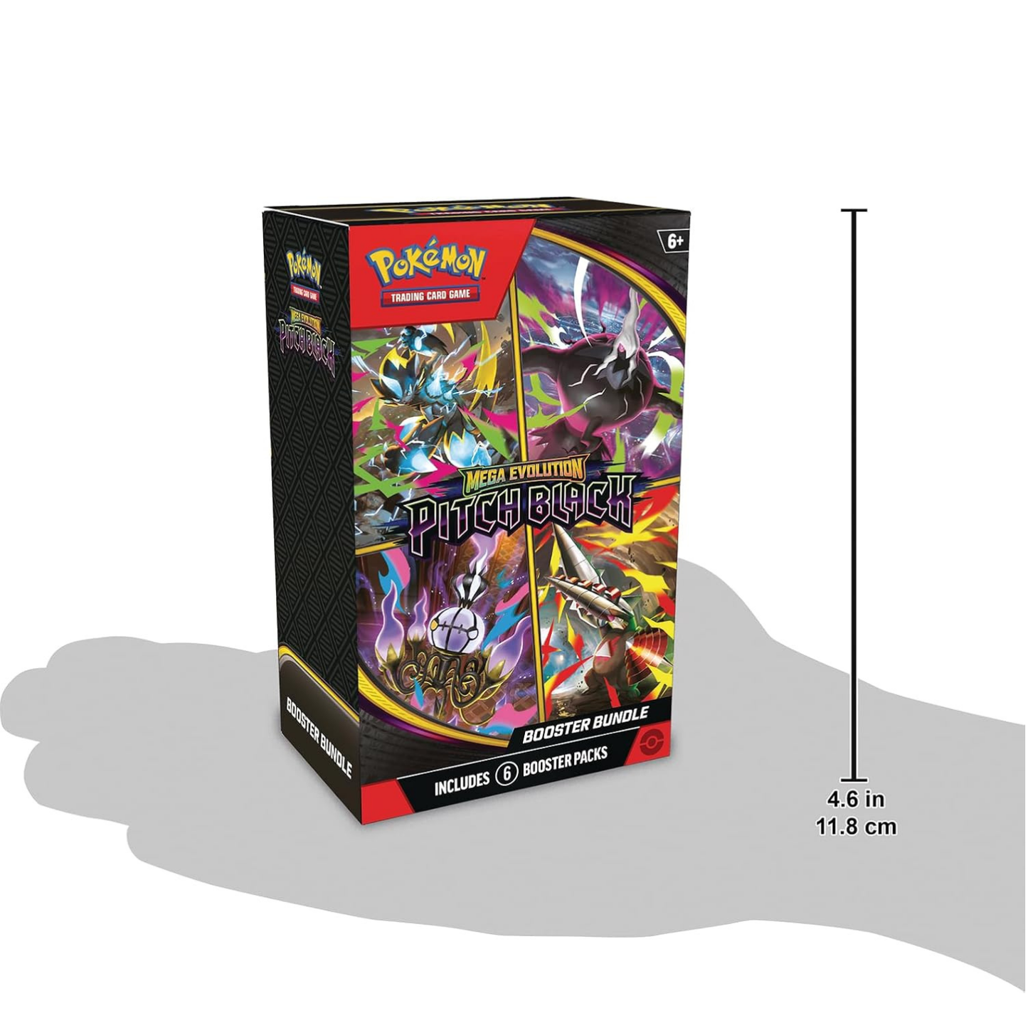 Pokémon TCG Mega Evolution Pitch Black Booster Bundle 6 Packs