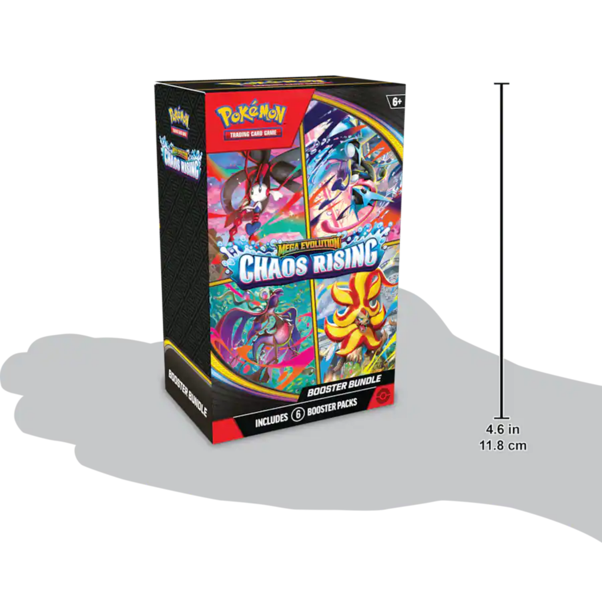Pokémon TCG Mega Evolution Chaos Rising Booster Bundle 6 Packs