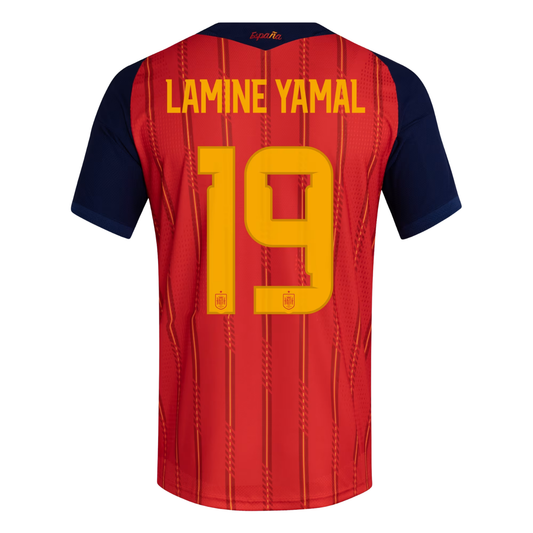 Spain Lamine Yamal Home 2026 Soccer Jersey by Adidas