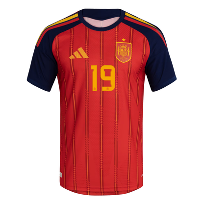 Spain Lamine Yamal Home 2026 Soccer Jersey by Adidas
