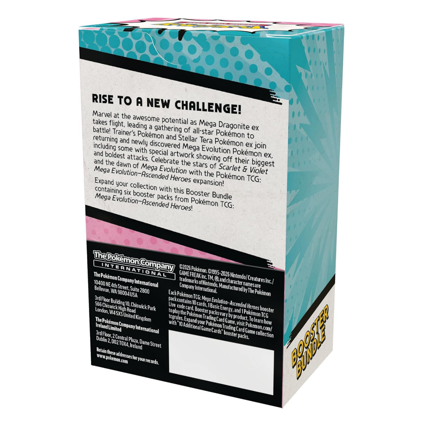 Pokémon TCG Mega Evolution Ascended Heroes Booster Bundle 6 Packs