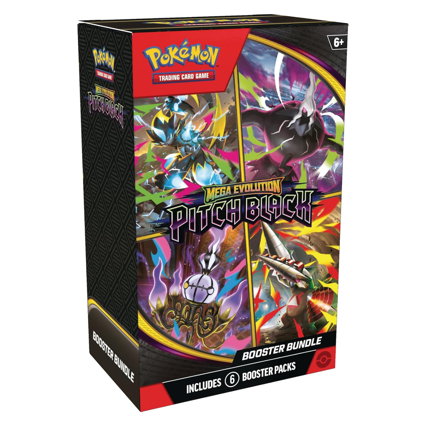 Pokémon TCG Mega Evolution Pitch Black Booster Bundle 6 Packs