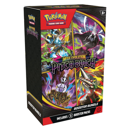 Pokémon TCG Mega Evolution Pitch Black Booster Bundle 6 Packs