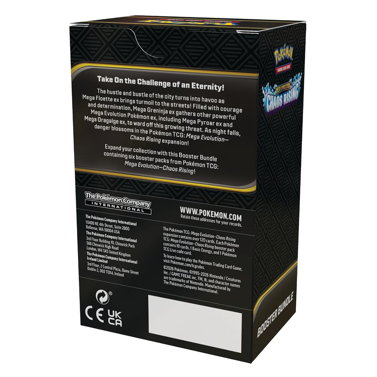 Pokémon TCG Mega Evolution Chaos Rising Booster Bundle 6 Packs
