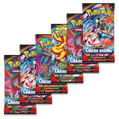 Pokémon TCG Mega Evolution Chaos Rising Booster Bundle 6 Packs