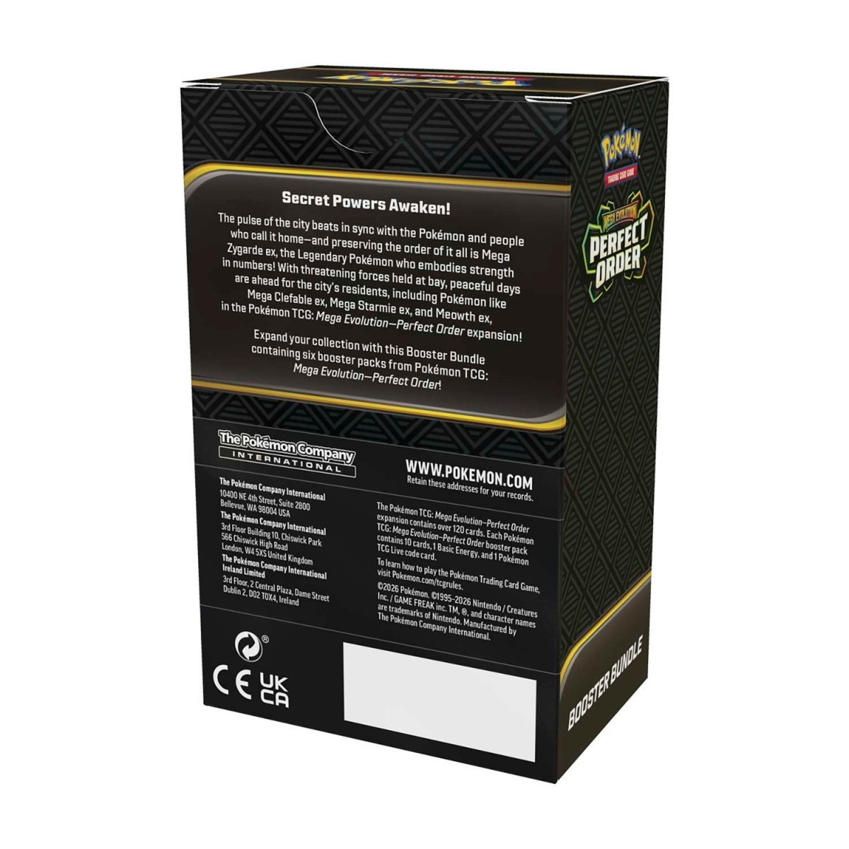 Pokémon TCG Mega Evolution Perfect Order Booster Bundle 6Packs