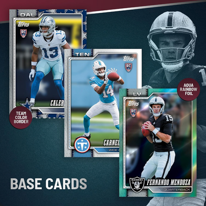 Topps NFL Flagship Football 2026 Mega Box 12 Packs