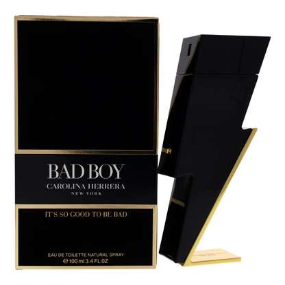 Bad Boy Eau De Toilette For Men 3.4oz 100ml by Carolina Herrera